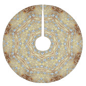 Gouden Decoratieve Boomrok Kerstboom Rok (Voorkant)
