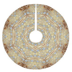 Gouden Decoratieve Boomrok Kerstboom Rok