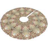 Gouden Decoratieve Boomrok Kerstboom Rok (Gekanteld)