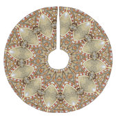 Gouden Decoratieve Boomrok Kerstboom Rok (Voorkant)