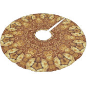 Gouden Decoratieve Boomrok Kerstboom Rok (Gekanteld)