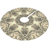 Gouden Decoratieve Boomrok Kerstboom Rok (Gekanteld)