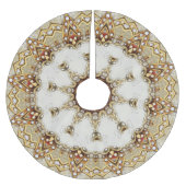 Gouden Decoratieve Boomrok Kerstboom Rok (Voorkant)