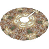 Gouden Decoratieve Boomrok Kerstboom Rok (Gekanteld)