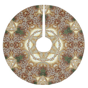 Gouden Decoratieve Boomrok Kerstboom Rok