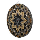 Gouden decoratieve dartbord (Voorkant Rechts)