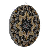 Gouden decoratieve dartbord (Voorkant Links)