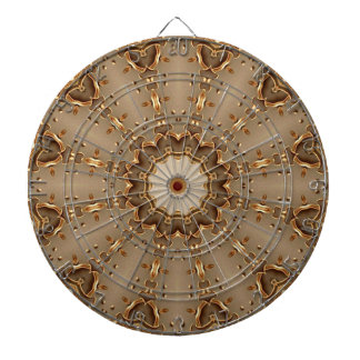 Gouden decoratieve dartbord