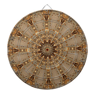 Gouden decoratieve dartbord