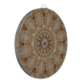 Gouden decoratieve dartbord (Voorkant Links)
