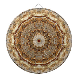 Gouden decoratieve dartbord