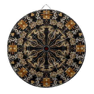 Gouden decoratieve dartbord