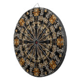 Gouden decoratieve dartbord (Voorkant Rechts)