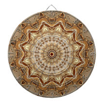 Gouden decoratieve dartbord