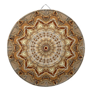 Gouden decoratieve dartbord
