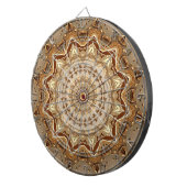 Gouden decoratieve dartbord (Voorkant Rechts)