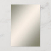 Gouden Decoratieve Florl Detail Behuizing Kaart (Achterkant)