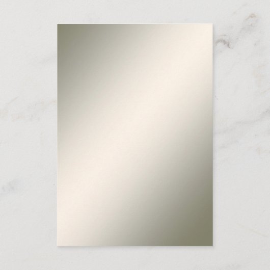 Gouden Decoratieve Florl Detail Behuizing Kaart (Achterkant)