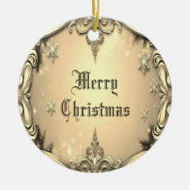 Gouden decoratieve kerstvakantie Ornament
