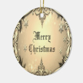 Gouden decoratieve kerstvakantie Ornament (Links)