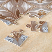 Gouden decoratieve legpuzzel (Zijkant)