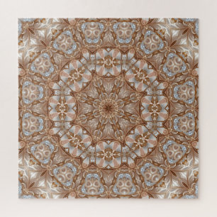 Gouden decoratieve legpuzzel