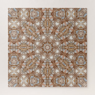 Gouden decoratieve legpuzzel