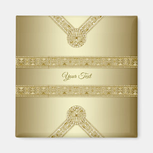 Gouden decoratieve magneet