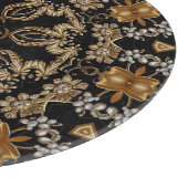 Gouden decoratieve snijplank (Hoek)