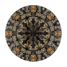 Gouden decoratieve snijplank