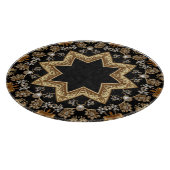 Gouden decoratieve snijplank (Hoek)