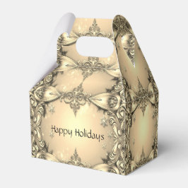 Gouden Decoratieve Vakantie Cadeaubox Bedankdoosjes