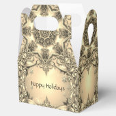 Gouden Decoratieve Vakantie Cadeaubox Bedankdoosjes (Geopend)