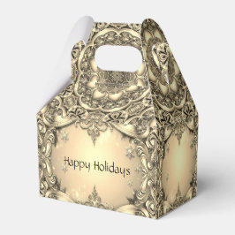 Gouden Decoratieve Vakantie Cadeaubox Bedankdoosjes