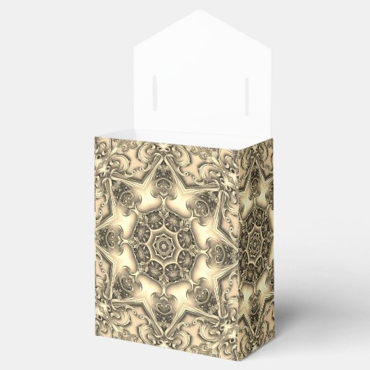 Gouden Decoratieve Vakantie Cadeaubox Bedankdoosjes (Geopend)