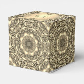 Gouden Decoratieve Vakantie Cadeaubox Bedankdoosjes (Achterkant)