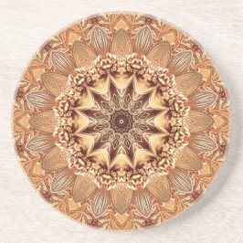Gouden decoratieve zandstenen onderzetter
