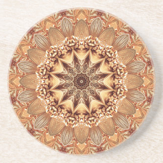 Gouden decoratieve zandstenen onderzetter
