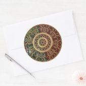 gouden delicatesse ronde sticker (Envelop)