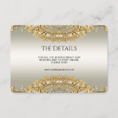 Gouden  detailbehuizing Kaart (Voorkant)