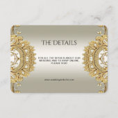 Gouden  detailbehuizing Kaart (Voorkant)