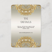 Gouden detailbehuizing Kaart (Voorkant)