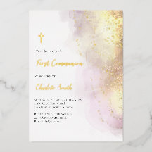 gouden details Eerste mededeling