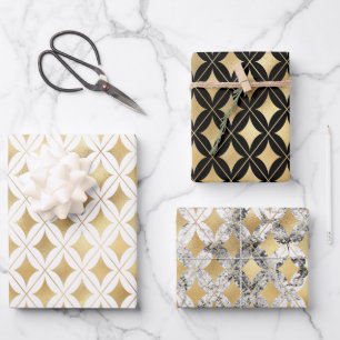 Gouden Diamant Inpakpapier Vel