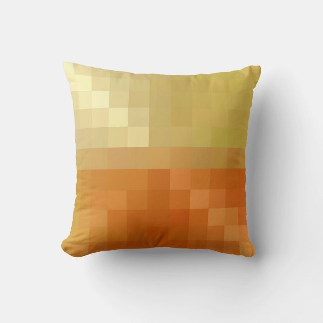 Gouden diamant naadloos patroon kussen (Voorkant)