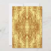 Gouden Diamant Swirl Vrouwen 85e Verjaardag Kaart (Achterkant)