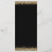 Gouden Diamanten 60e Verjaardag Diner Plat Menu (Achterkant)