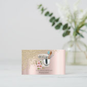 Gouden Diamanten Bloemen Broom Meid Roos Goud Visitekaartje (Staand voorkant)