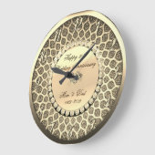 Gouden diamanten, Damast 25e huwelijksjubileum Grote Klok (Hoek)