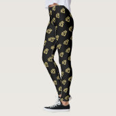Gouden Diamanten Edelsteen Chic Bruiloft Bruidsfee Leggings (Links)